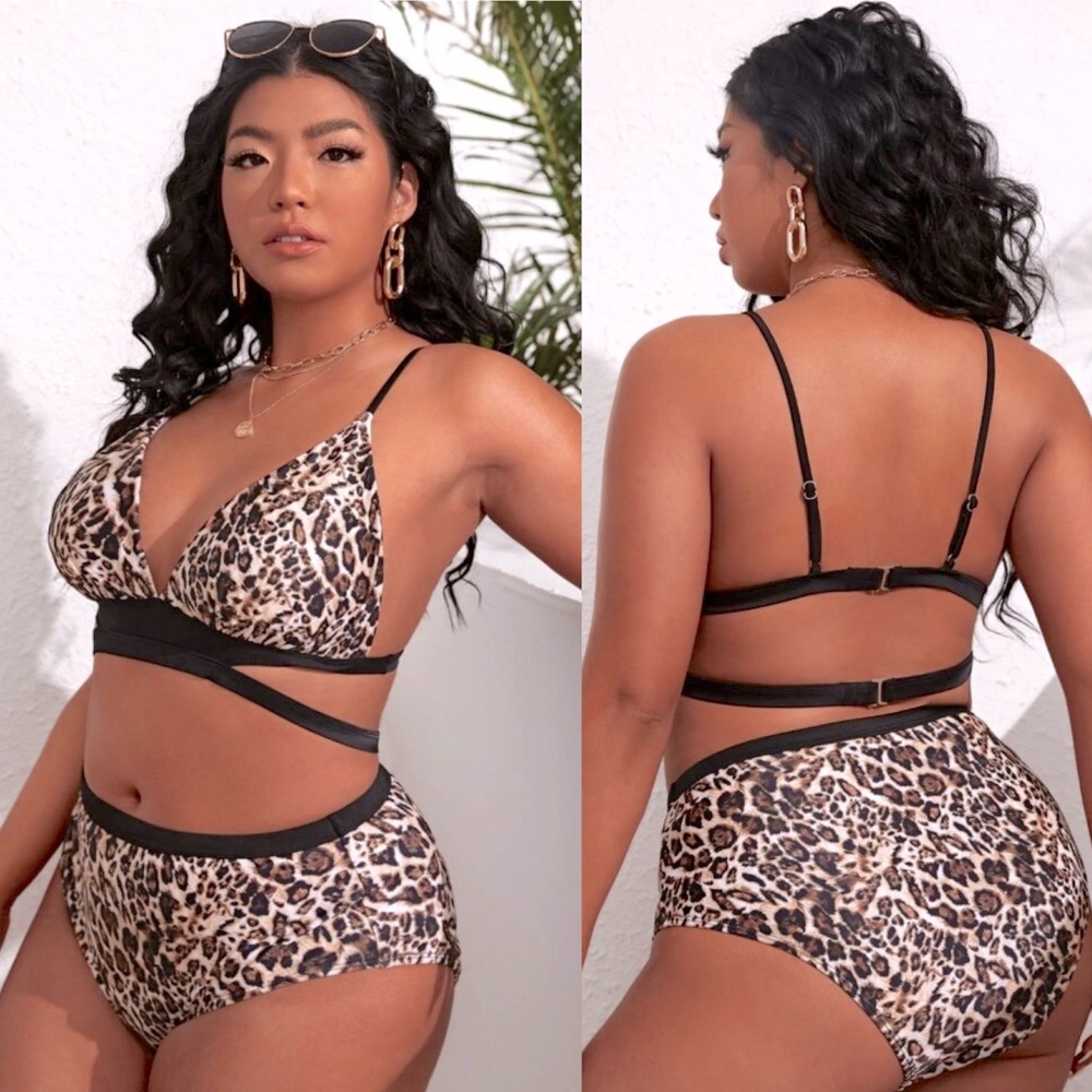 🔥 Sexy Leopard 🐆 Print Bikini